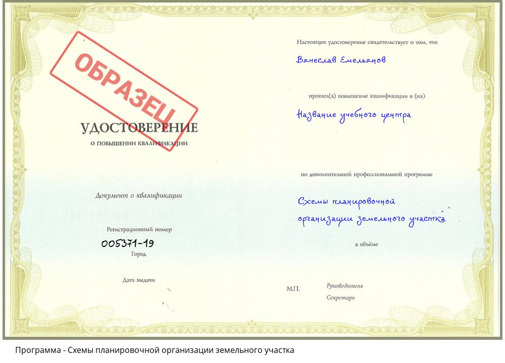 Схемы планировочной организации земельного участка Усть-Кут